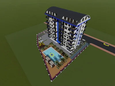 Dzielnica mieszkaniowa New project under construction in Alanya, Avsallar area