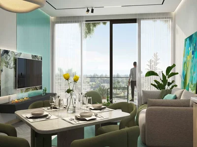 Жилой комплекс Новая резиденция Elo 3 с бассейном недалеко от Downtown Dubai, Damac Hills 2, Дубай, ОАЭ