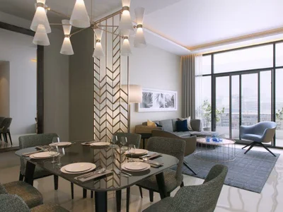 Wohnanlage Residence Prive with a kids' club and a spa area on the water’s edge of Business Bay's marina, Dubai, UAE