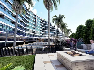 Complexe résidentiel Nouveaux appartements 1+1, 4+1 du développeur à Altıntaşе, Antalya en versements avec vue sur la mer