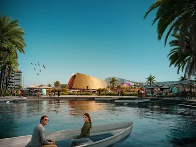 Wohnanlage Residential mega complex with a new opera house and developed infrastructure, near the lagoons and the beach, Dubai South, Dubai, UAE