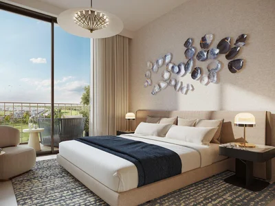 Complejo residencial New ES Golf Verge Residence with a swimming pool, a golf course and a clubhouse, Emaar South, Dubai, UAE