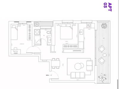 Barrio residencial 3 pieces balcon neuf proche mer