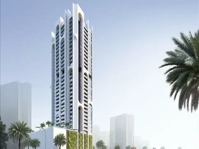 Complexe résidentiel Modern Elbrus Residence with a swimming pool close to Jumeirah Beach, JVT, Dubai, UAE