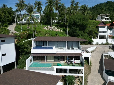 Zespół mieszkaniowy Furnished apartments and villas with private swimming pools and sea view, in a quiet area near Lamai Beach, Samui, Thailand