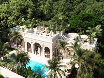 Complexe résidentiel New complex of villas with shops and restaurants, 4 minutes from Pandawa Beach, Bali, Indonesia