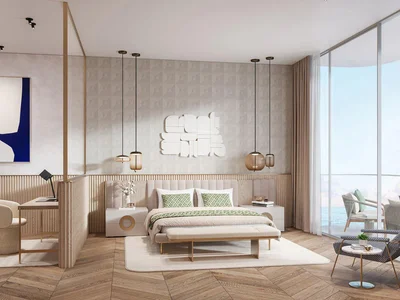 Complejo residencial New Sensia Residence with swimming pools and co-working spaces, Port Rashid, Dubai, UAE