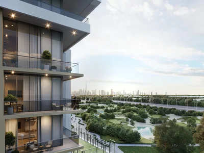 Residential complex Sobha One — new residence by Sobha Realty with a golf course and a spa center in Ras Al Khor Industrial Area, Dubai