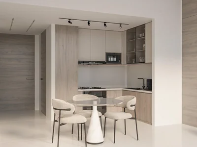Zespół mieszkaniowy New Boulevard Residence with a swimming pool and a spa area, Dubailand, Dubai, UAE