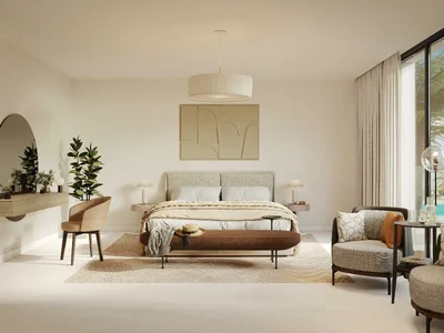 Zespół mieszkaniowy New villas and townhouses in a gated residence District 11 Opal Gardens with beaches, in the quiet residential area of MBR, Dubai, UAE