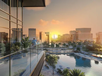 Wohnanlage New residence Water Way with swimming pools and parks close to Downtown Dubai, Meydan, Dubai, UAE