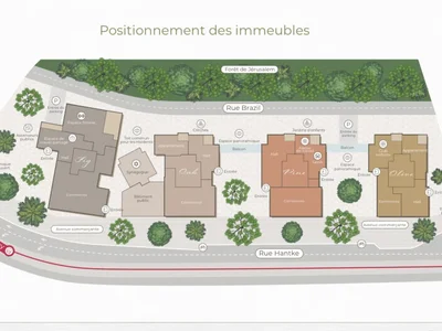 Dzielnica mieszkaniowa Projet neuf de luxe a jerusalem