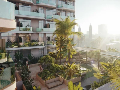 Wohnanlage New premium residence Vitality with swimming pools, a co-working area and a restaurant, JVC, Dubai, UAE