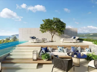 Complejo residencial Gated complex of townhouses with swimming pools at 50 meters from the beach, Phuket, Thailand