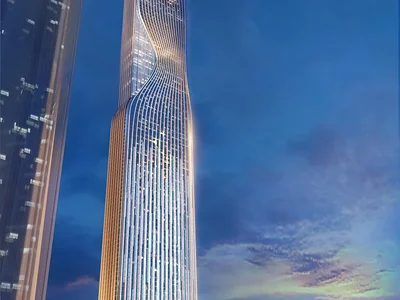 Wohngebäude Ratenwohnungen in einem Hochhaus in Dubai Business Bay