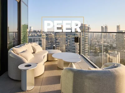Quartier résidentiel Duplex entièrement meublé avec vue mer | park bavli, tel aviv