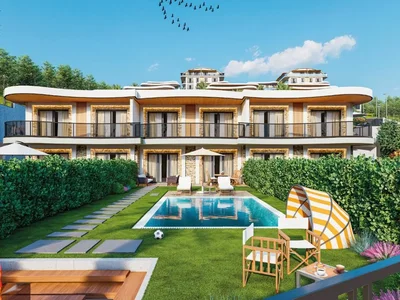 Apartamentowiec Apartamenty z Panoramicznym Widokiem na Miasto w Kargıcak Alanya