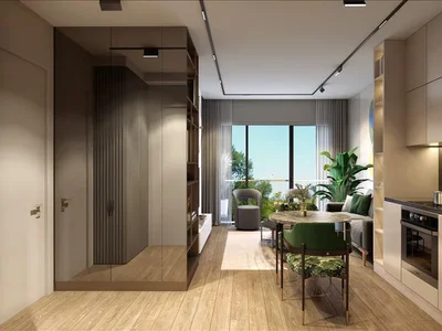 Zespół mieszkaniowy New residence with a swimming pool and a mini golf course close to a metro station and universities, Istanbul, Turkey