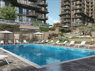 Residential complex New high-quality residence with swimming pools near the forest, in the heart of Istanbul, Turkey