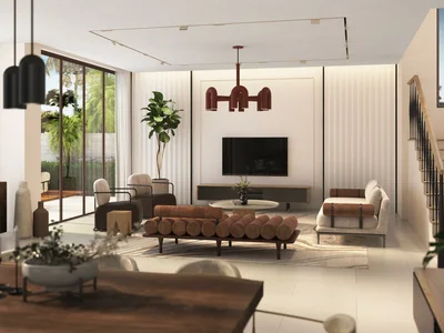 Complexe résidentiel New residence Lagoons Nice with a beach, swimming pools and a spa close to the autodrome and Palm Jumeirah, Damac Lagoons, Dubai, UAE