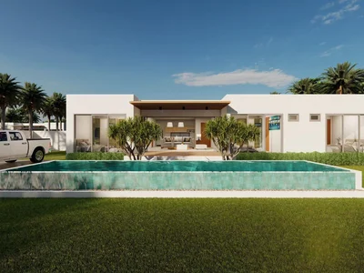 Complexe résidentiel New residential complex of villas with swimming pools near the sea in the area of ​​Laem Set, Samui, Thailand