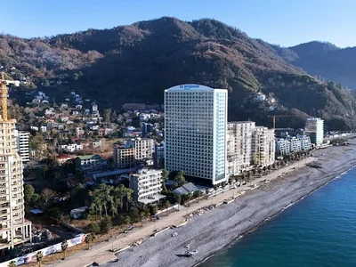 Complejo turístico Hotel rooms at Wyndham Residences Batumi.
