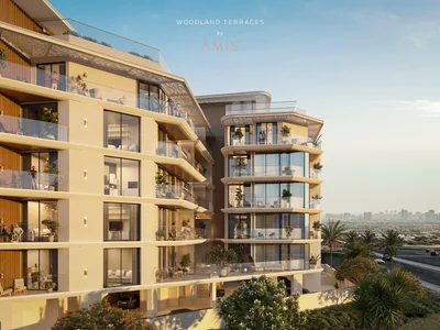 Complejo residencial New stylish residential complex Woodland Terraces in Meydan area, Dubai, UAE