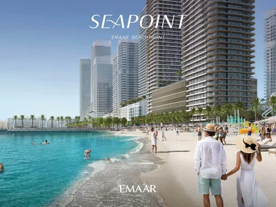 Residential complex Modern residence Seapoint with a beach and an access to the promenade, Emaar Beachfront, Dubai, UAE