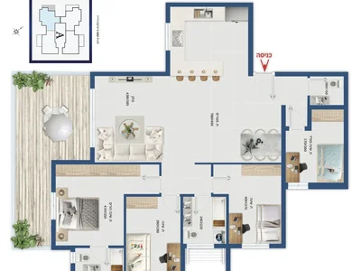 Barrio residencial La pepite nouveau programme en pre vente a la marina a ashdod le plus proche de la plage