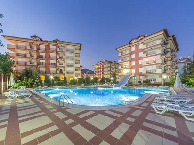 Wohnanlage Furnished 2+1 apartment in the Ulusoy Residence Oba complex for residence permit.