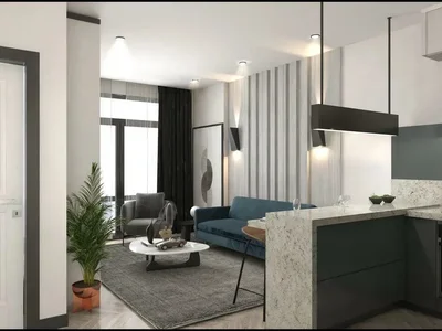 Wohnanlage Residential complex with swimming pool, parking, barbecue area, Kocahasanli, Mersin, Turkey