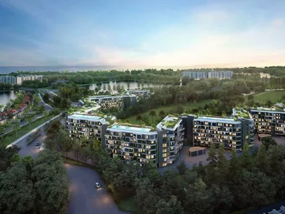 Complejo residencial Residence with a swimming pool and lounge areas in a luxury area, near a golf course, Phuket, Thailand