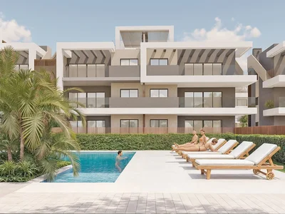 Edificio de apartamentos Apartamentos Frente al Mar en una Comunidad Cerrada en Pilar de la Horadada