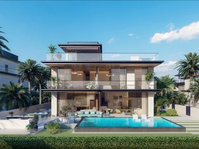 Complexe résidentiel New complex of villas Nineteen Riviera Lagoon with swimming pools and underground garages, Nad Al Sheba, Dubai, UAE