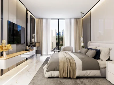 Wohnanlage New project Samana Hills South with swimming pools, a wellness center and gardens close to a highway, Dubai South, Dubai, UAE