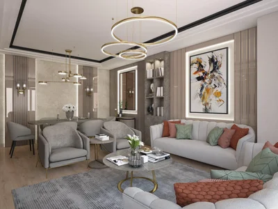 Zespół mieszkaniowy Residential complex with a swimming pool and a fitness center close to universities and E-5 highway, Istanbul, Turkey