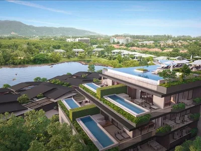 Residential complex New complex of apartments and villas with a beach club surrounded by nature, Phuket, Thailand