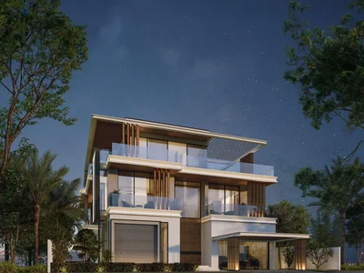 Residential complex New complex Harrisoni Villas La Mer with a swimming pool and panoramic views close to Burj Khalifa, La Mer, Dubai, UAE