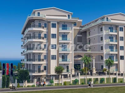 Wohnanlage Günstige Wohnungen in Kargyjdzak, Alanya sind vorteilhaft für Investitionen mit einer Ratenzahlung von bis zu 1 Jahr