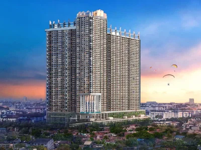 Wohnanlage New high-rise premium residential complex at 500 meters from Jomtien Beach, Pattaya, Thailand