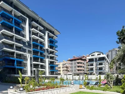 Wohnanlage Apartment 1+1 in the center of Alanya in the complex Konak Twin Towers 3 Cleopatra.