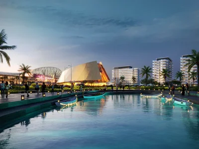 Wohnanlage Residential mega complex with a new opera house and developed infrastructure, near the lagoons and the beach, Dubai South, Dubai, UAE
