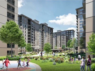 Wohnanlage New residential complex with a swimming pool, a spa center and green areas, Istanbul, Turkey