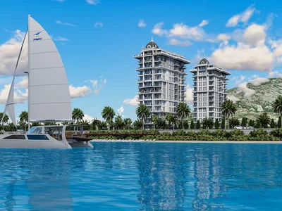 Apartamentowiec Apartamenty przy Plaży na Sprzedaż w Mahmutlar Alanya