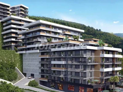 Wohnanlage Moderne Apartments in Izmir mit luxuriösem Blick auf Meer und Wald
