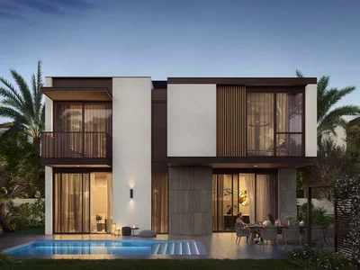 Complexe résidentiel New complex Athlon Premium Villas with swimming pools, parks and a club, Dubailand, Dubai, UAE