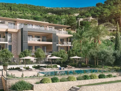 Zespół mieszkaniowy First-class residential complex with a swimming pool, a garden and panoramic sea views in Eze, Cote d'Azur, France