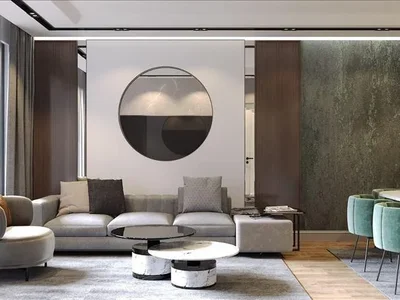 Complexe résidentiel New residential complex with a swimming pool and gardens close to a metro station, Istanbul, Turkey