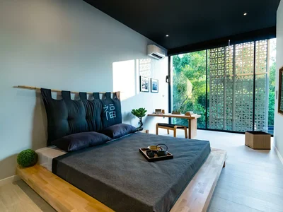 Complejo residencial Modern apartments and villas with swimming pools and Japanese Zen garden, Bang Tao, Phuket, Thailand