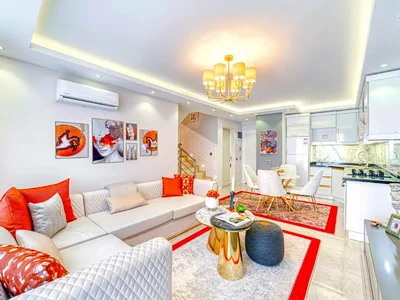 Quartier résidentiel Penthouse in Flower Garden Oba, Alanya